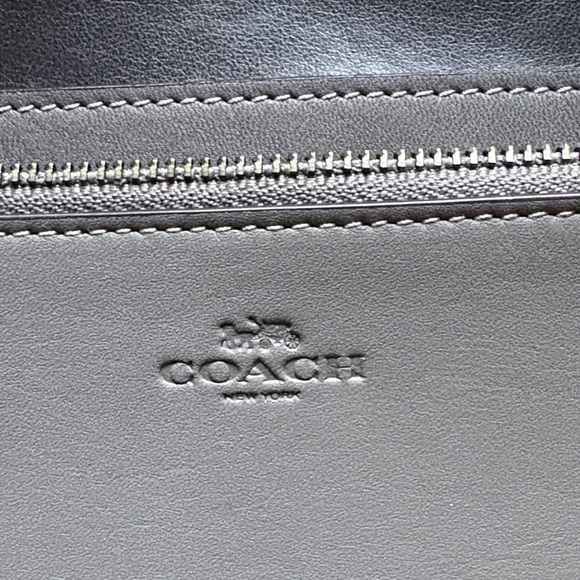 Coach Foldover Crossbody Clutch with Metal Tea Rose Tooling - Picture 5 of 13